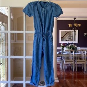 Gap girls denim jumpsuit Size M